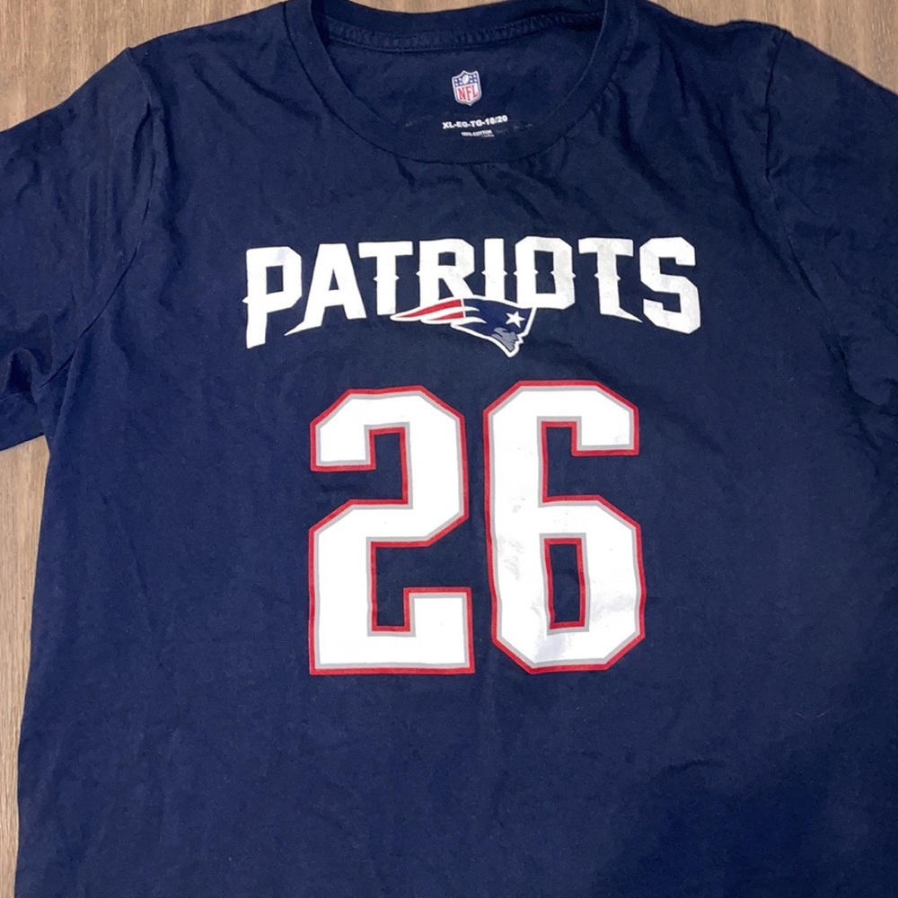 New England Patriots Sony Michel #26 T-Shirt
